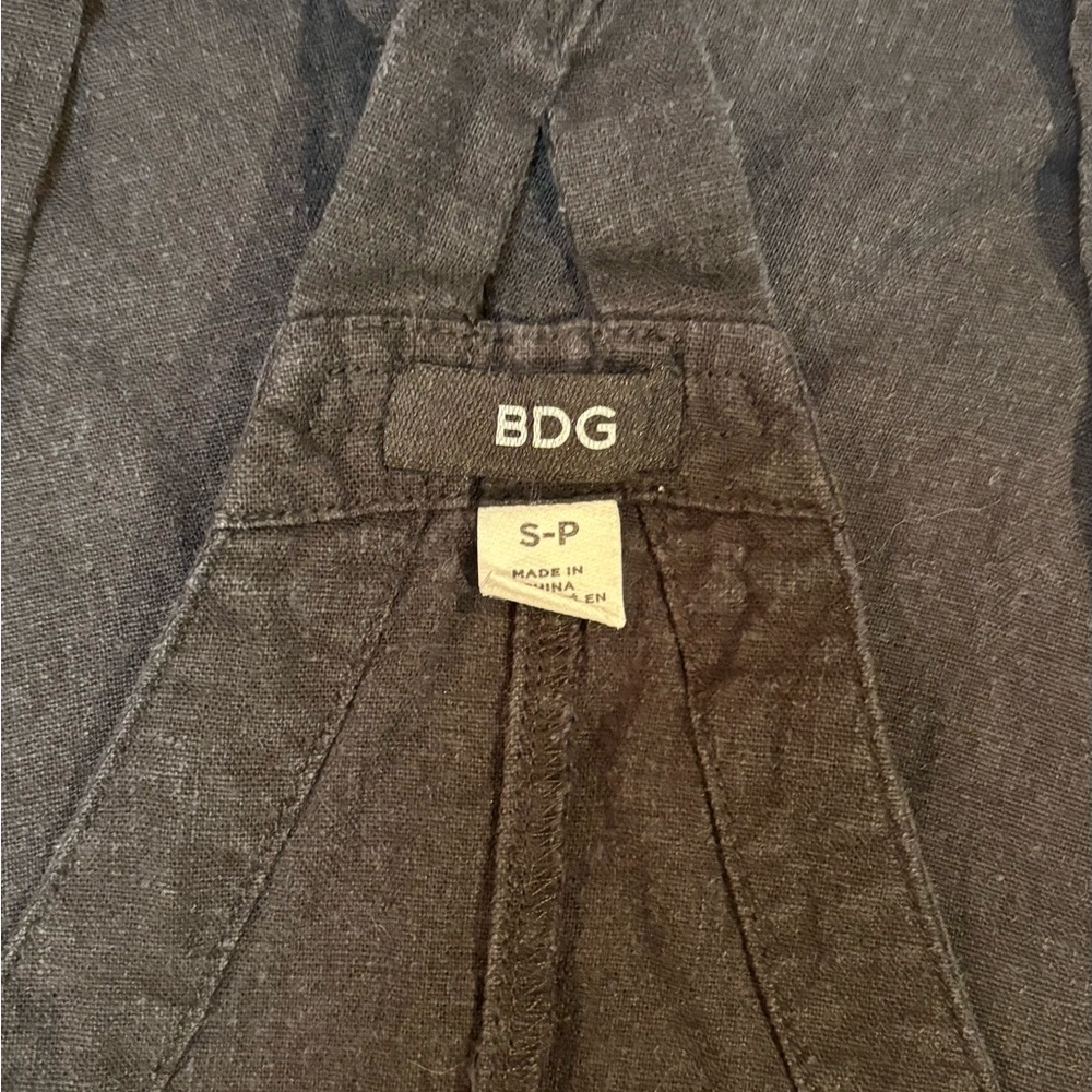 BDG Black Overalls